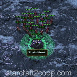 Before automatic detonation of Toxic Nest