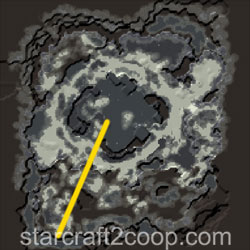 Concentrated Beam Position (South East) Minimap