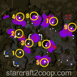 Locations of Evacuation Ships