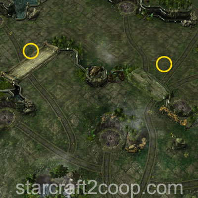 Harass Wave Spawn Positions for Bot Wave 1